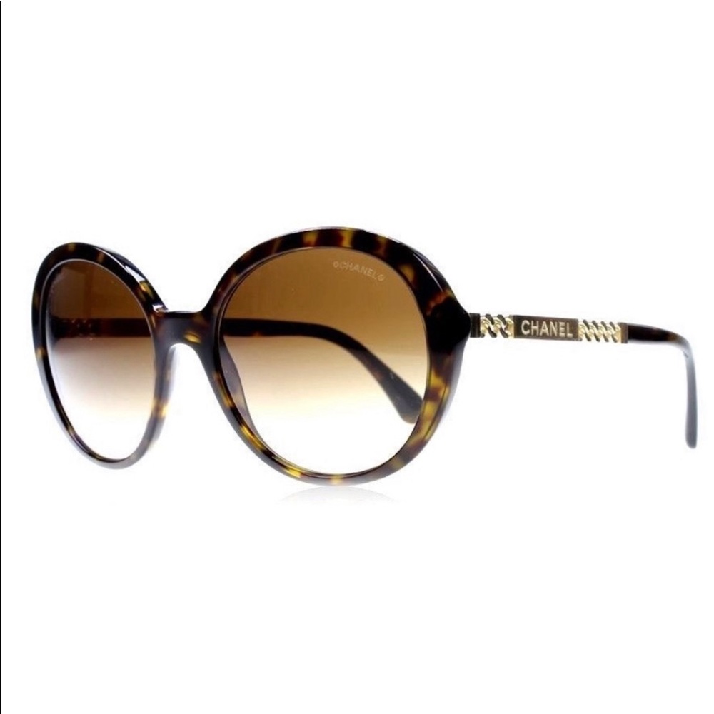 Authentic Chanel Tortoise Sunglasses